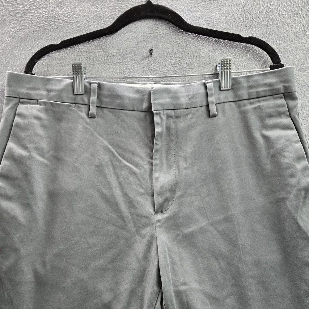 Banana Republic Men Pants 34X32 Gray Chino Twill Mason Athletic Tapered‎ Fit